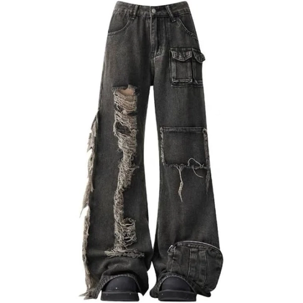 Grunge Ripped Jeans