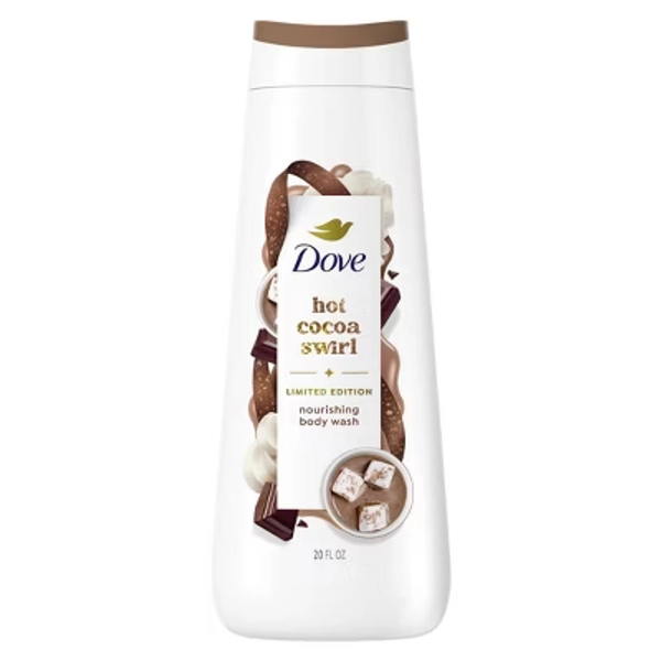 Dove Beauty Limited Edition Holiday Treat Body Wash - Hot Cocoa Swirl - 20 fl oz