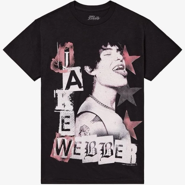 Jake and Johnnie Jake Webber Portrait Graphic T-Shirt