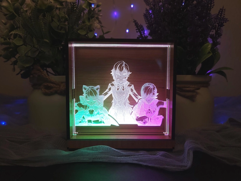 Genshin Impact House of the Hearth LED Light Box
