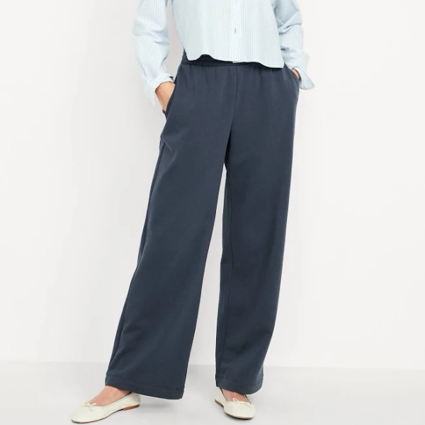Old Navy Women's High-Waisted Socomfy Wide-Leg Sweatpants