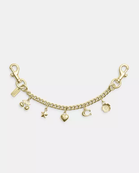 Gold/Gold Gold Swagger Chain With Charms