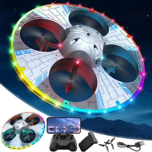 InsCrazy Drone S163 Foam UAV UFO Multi Light Variable Intelligent Obstacle Avoidance Aerial Camera for Adults Aircraft toy for Kids