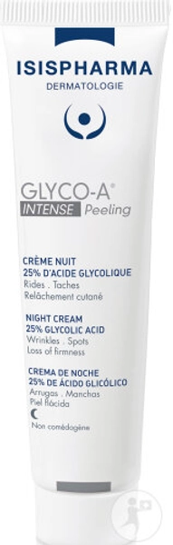 Isispharma Glyco-A Intense Peeling Crème De Nuit 25% D’Acide Glycolique 30ml