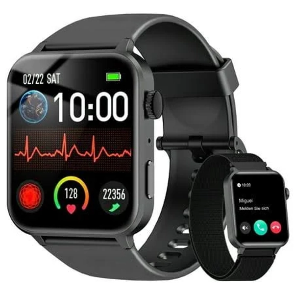 Blackview Smart Watch with 1.83" HD Screen and Bluetooth Call