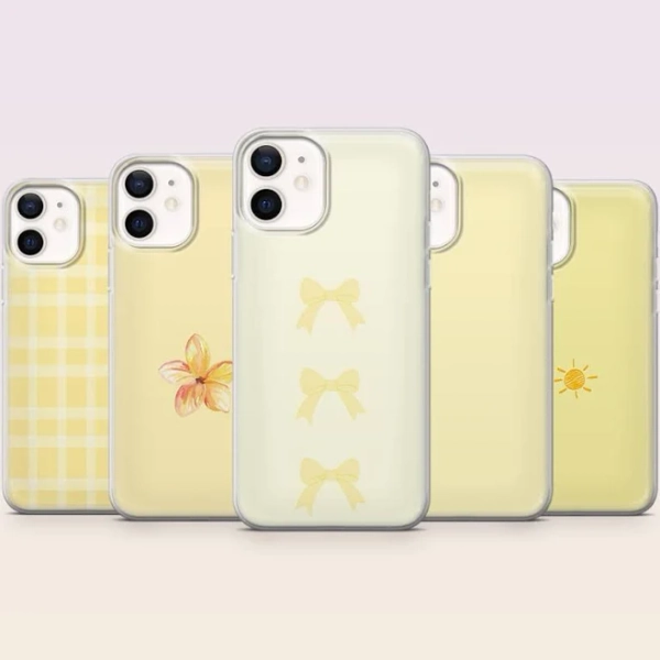 Butter Yellow Minimalist Phone Case
