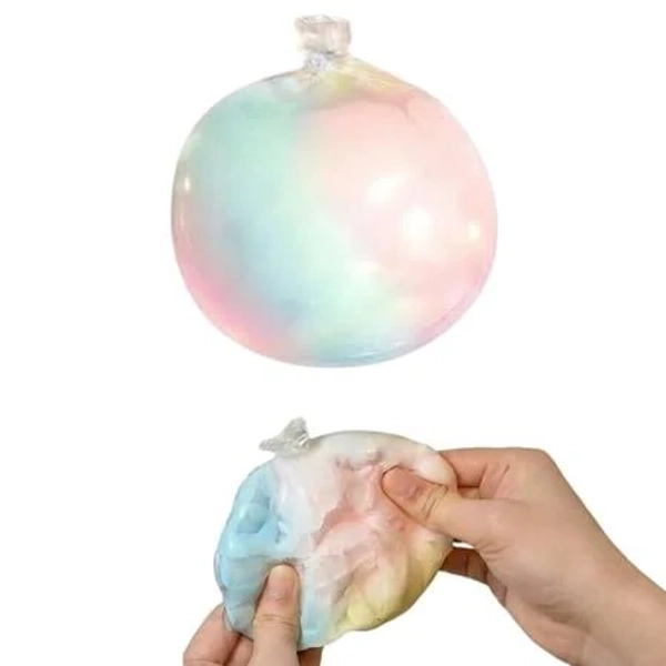 Wax Cracking Squishy, Crispy Stress Balls, Snowball Crunch Squishy, Soft Gel Fidget Toy with Crackable Textures(White)