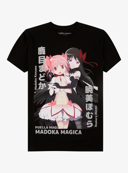 Puella Magi Madoka Magica Duo Magazine T-Shirt