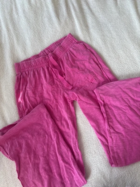 victoria's secret flared pink joggers