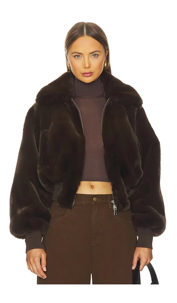Clemence Faux Fur Jacket