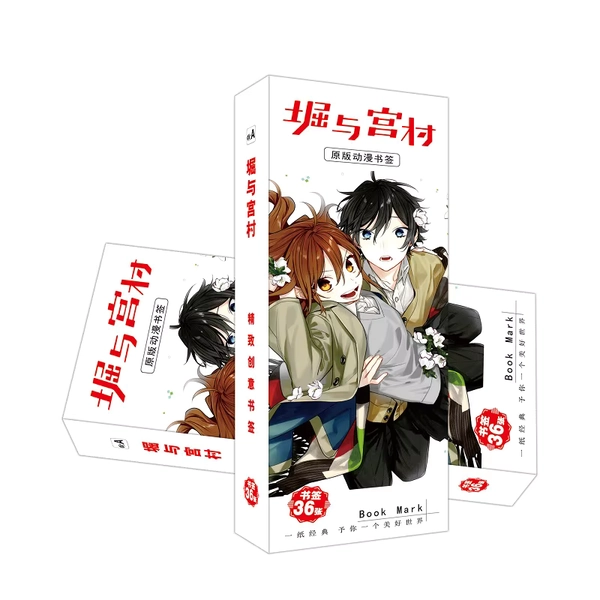 36 Pcs/Set Japanese Anime Horimiya, JoJo's Bizarre Adventure Bookmark Cartoon Book Markers Message Card Gift Stationery - AliExpress 21