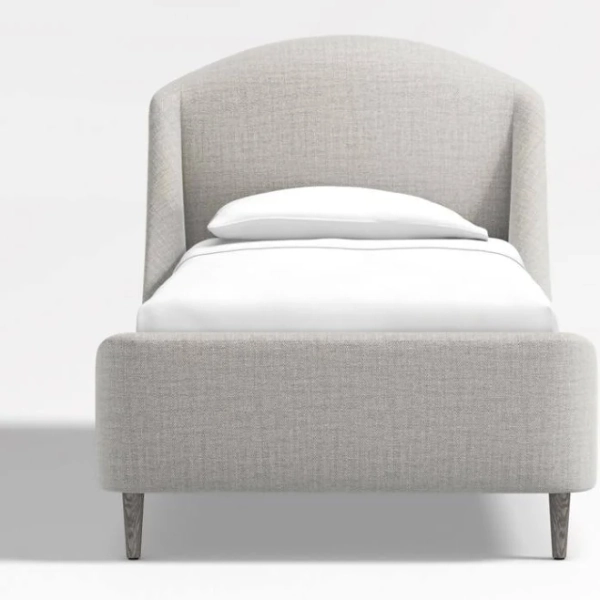 crate & barrel Lafayette Grey Upholstered