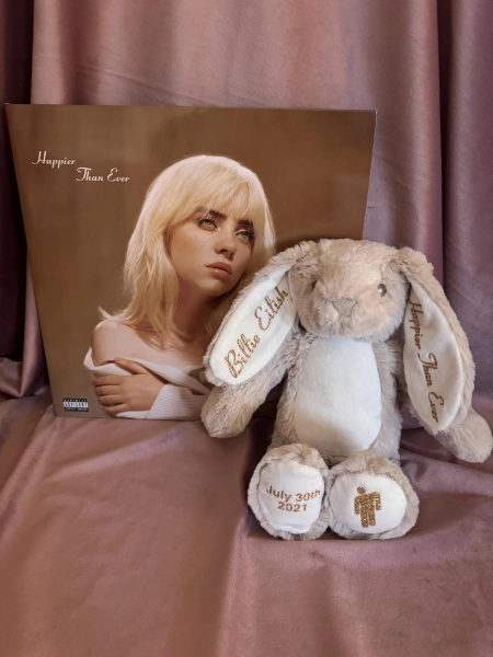 Billie Eilish Happier Than Ever Personalised Tour Bunny (NEW STYLE)