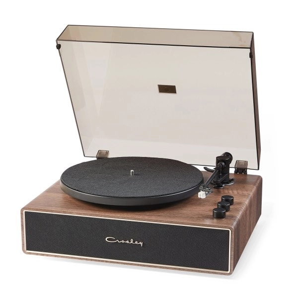 Crosley Stave Turntable, Walnut at Gear4music