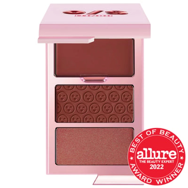 ONE/SIZE by Patrick Starrr Cheek Clapper 3D Blush Trio Palette Rich Betch