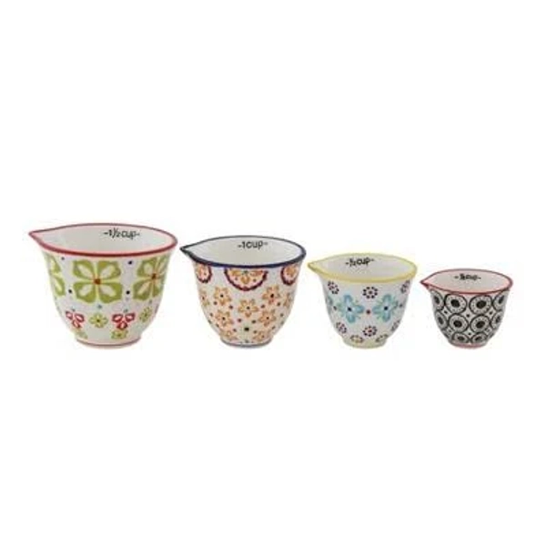 Creative Co-Op Floral Measuring Cups
