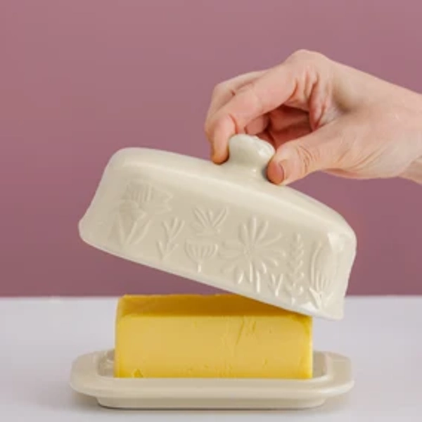 In The Meadow Butter Dish