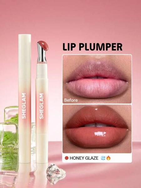 SHEGLAM Bold Booster Lip Plumper Brand Beauty Makeup Cosmetic For Women Girls Perfect For Fall Winter Ideal For Y2K Fancy Fashion Suitable For Birthday Present Halloween Party Ready Best Color