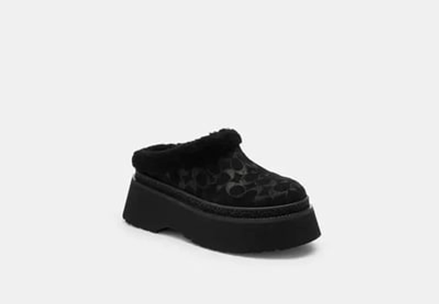 Cecelia Clog In Signature Suede