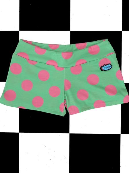 SWEET LORD O'MIGHTY! POLKA BOYSHORT IN GREEN