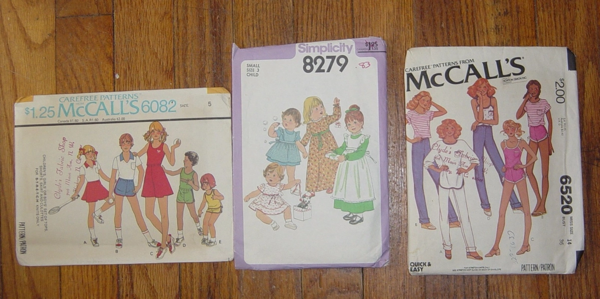 Lot 23 Vintage Sewing Patterns 1970s Children Layette Toddler Boy Girl Newborn