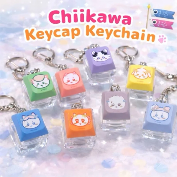 Chiikawa Mini Keycap Keyring