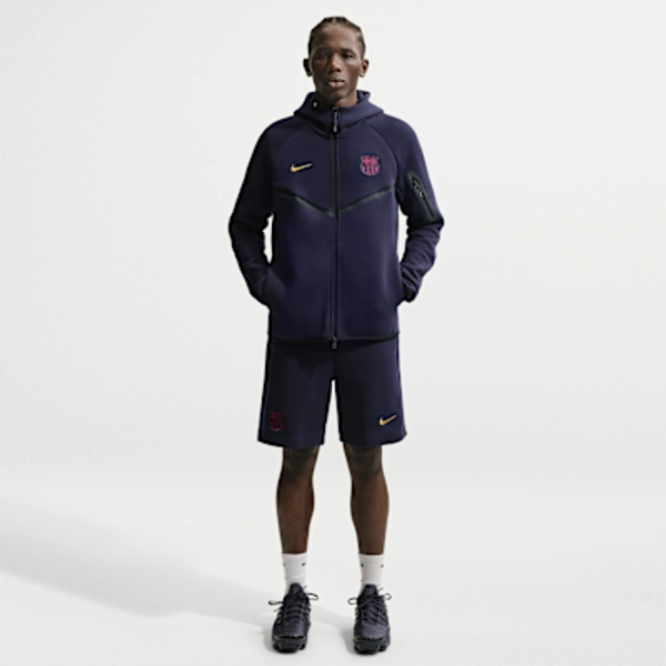 FC Barcelona Tech Fleece Men's Nike Zip Hoodie