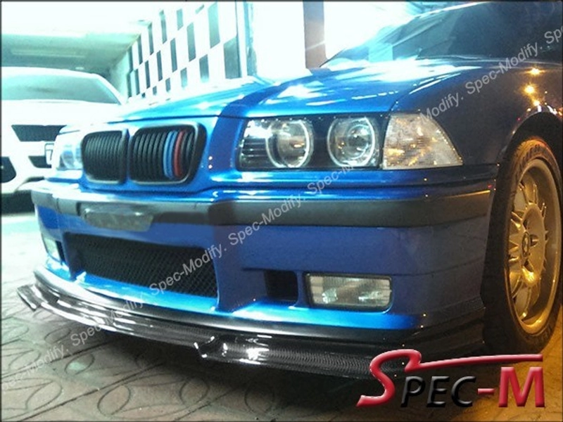 GTX STYLE CARBON FIBER FRONT BUMPER LIP SPOILER FOR 1992-1998 BMW E36 M3 ONLY