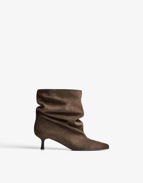 Stivaletti kitten heel slouchy