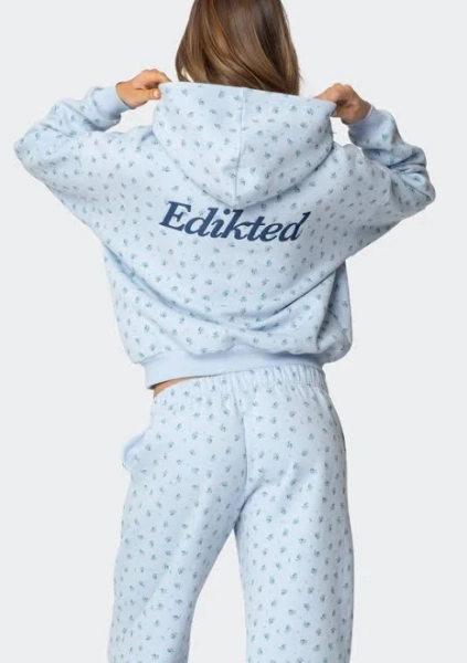 Edikted Women's Flower Power Hoodie