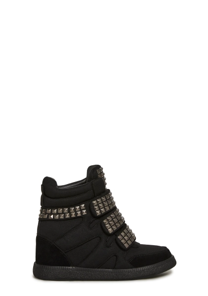 Ambient Wedge Sneakers With Studs