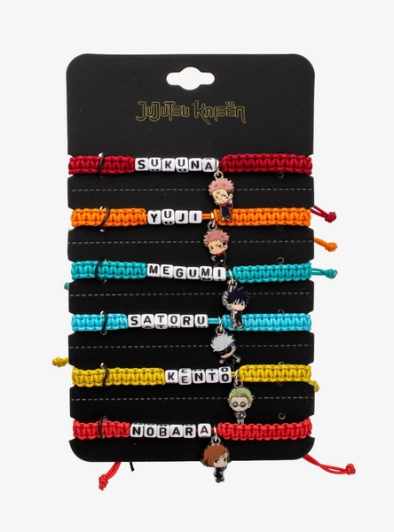 Jujutsu Kaisen Character Cord Bracelet Set