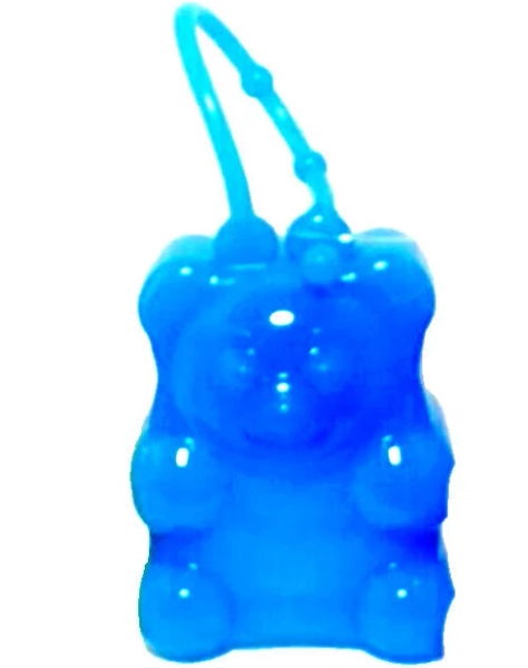 Bath Body Works Blue Gummy Jelly Bear Pocketbac Hand Sanitizer Holder