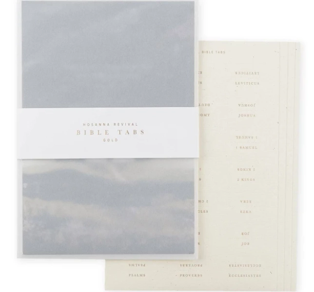 Hosanna Revival Bible Tabs: Gold Foiling (Regular)