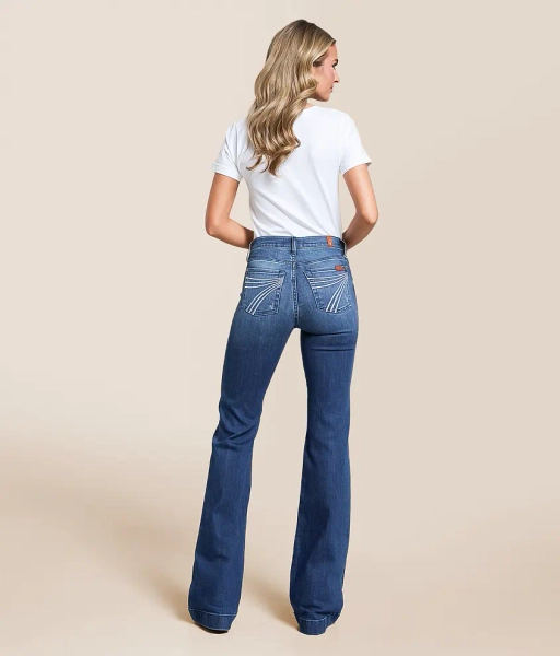 22 Lake Blue Dojo Trouser Stretch Jean