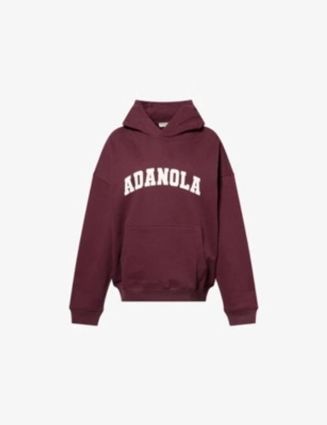 Varsity Oversized Cotton-Jersey Hoody - XS