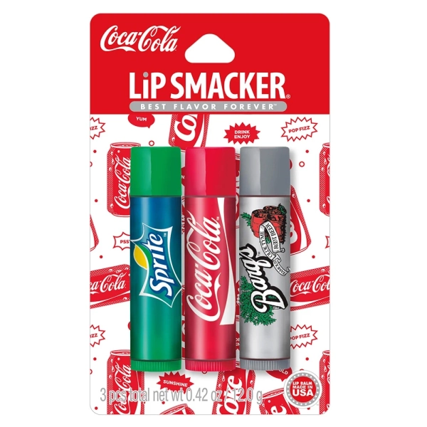 Trio Balsamos Labiales Coca-Cola