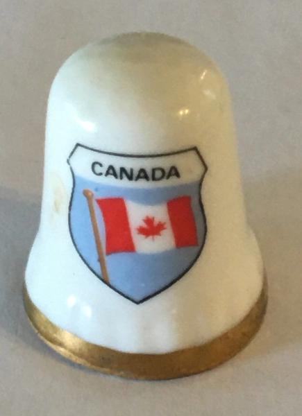 Canada Thimble Vintage Souvenir Collectible