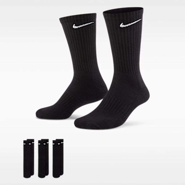 Calcetas de entrenamiento (3 pares) Nike Everyday Cushioned