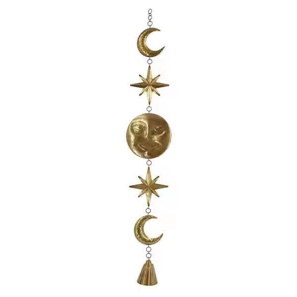 34" Gold Hanging Moon Wall Décor by Ashland®