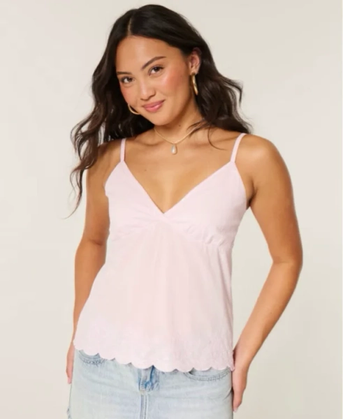 Embroidered Sequin Tank