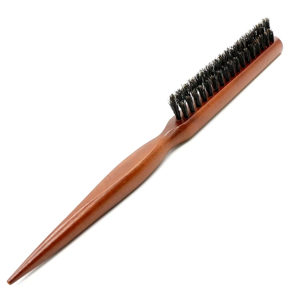 Natural Boar Bristle Hair Fluffy Comb Wood Handle Hair Brush Anti-static Barber Hair Comb Scalp Massage Hairdresser Styling Tool - AliExpress 200165144