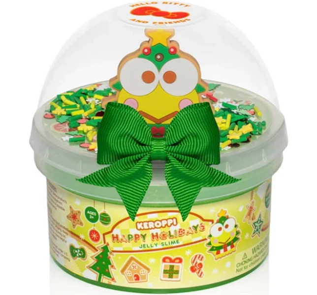 Keroppi Happy Holidays Jelly Slime