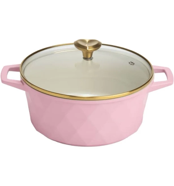 Paris Hilton 4.6qt Nonstick Cast Aluminum Dutch Oven