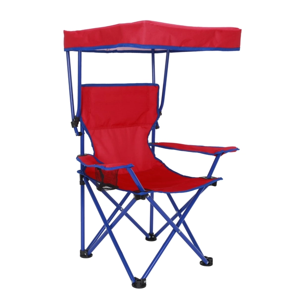 Ozark Trail Kids Canopy Chair with Safety Lock, 125 lb Capacity, Red/Blue - Walmart.com