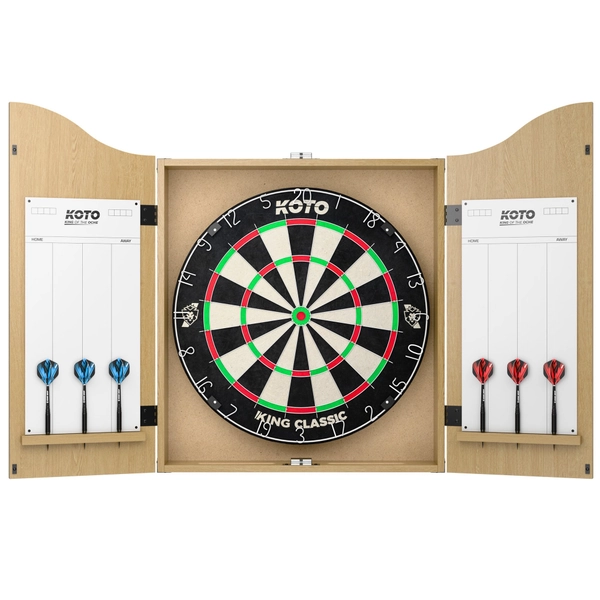 KOTO Darts Centre - Armoire de jeu de fléchettes avec de fléchettes
