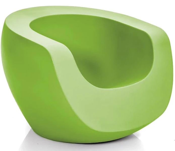 Tenjam Moon Chairs, 33"L x 35"W x 25-1/2"H in Lime Green by Moving Minds