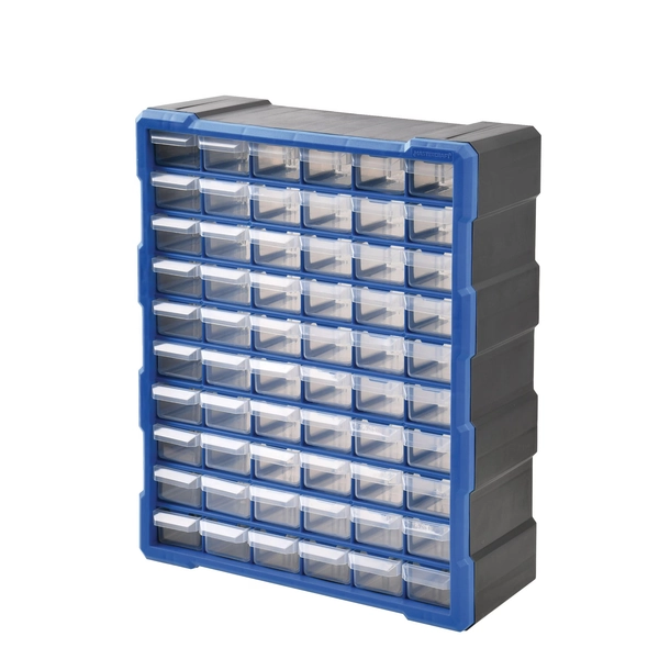 Mastercraft Wall-Mountable 60-Drawer Cabinet, 6 x 15 x 19-in
