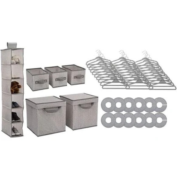 Delta Children 48-Piece Nursery Storage Set