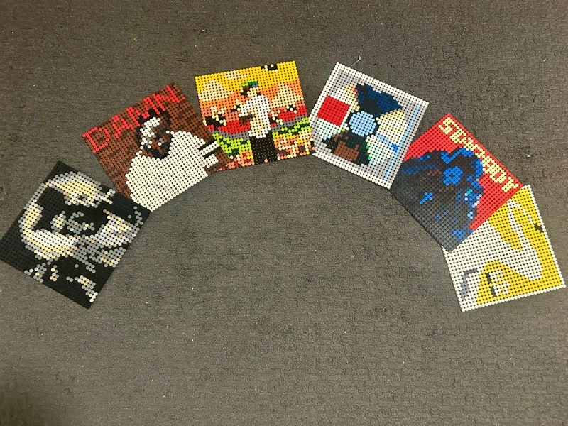 Custom Lego Mosaic Album Covers